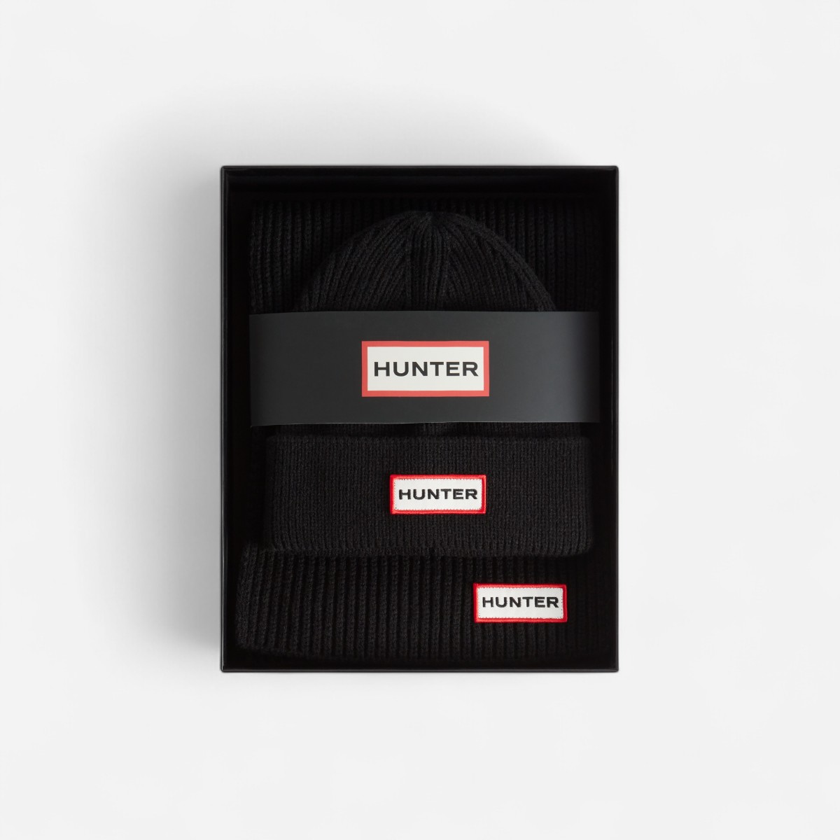 Jura Unisex Siyah Atkı & Bere Seti - 1