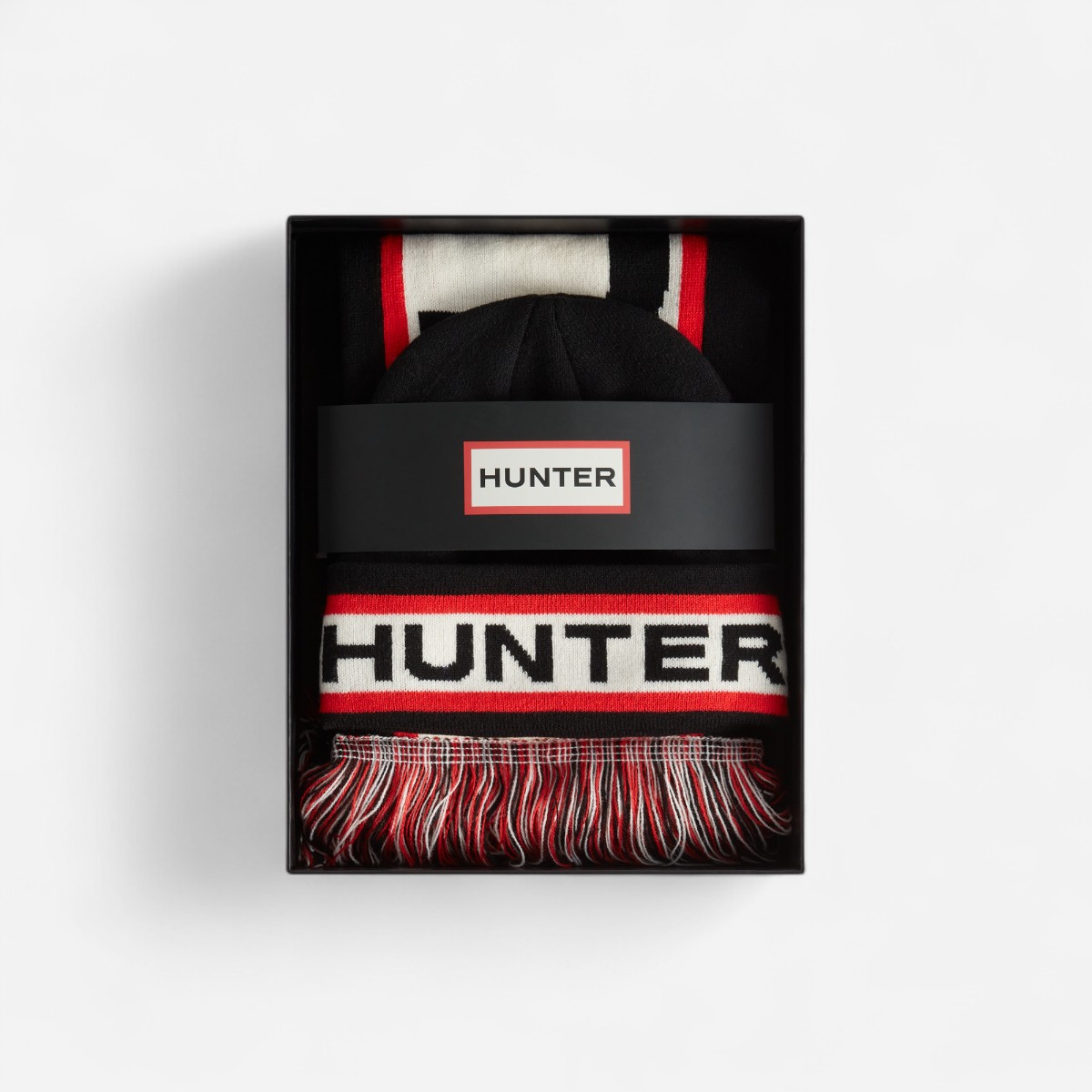 Dunbar Unisex Siyah Atkı & Bere Seti - 1