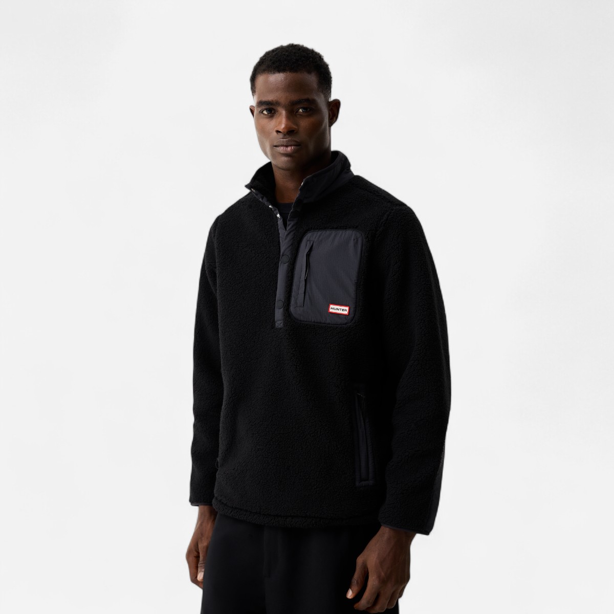 Explore Athol Polar Erkek Siyah Sweatshirt - 1