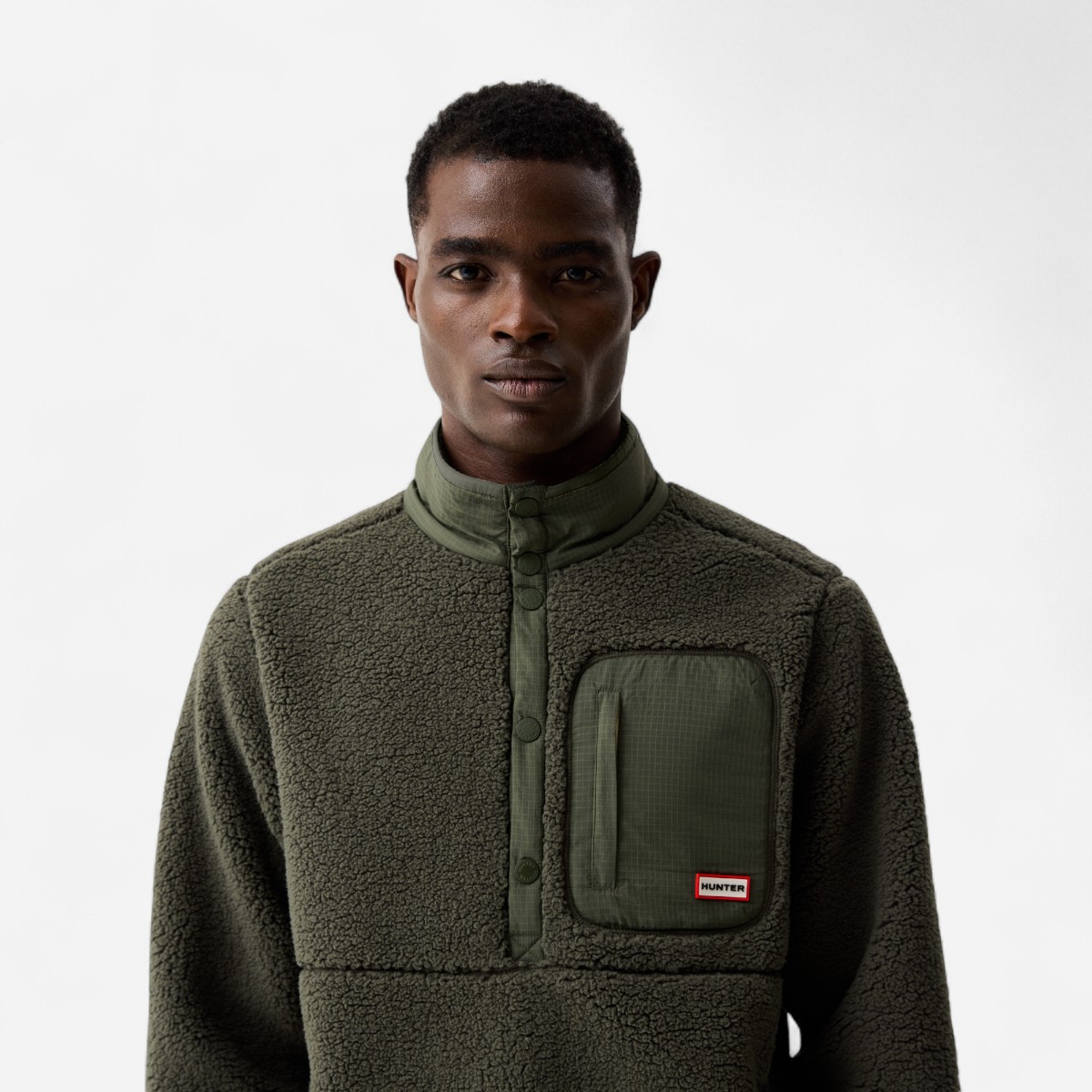 Explore Athol  Polar Erkek Koyu Haki Sweatshirt - 4