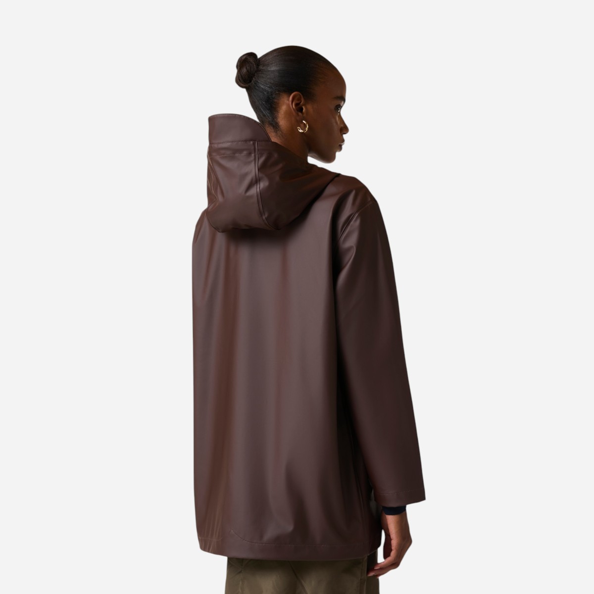 Resim Downpour Jo Unisex Kahverengi Yağmurluk