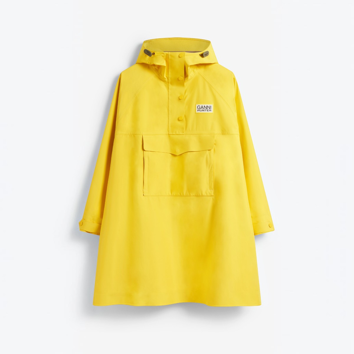Resim Ganni X Hunter Su Geçirmez Unisex Sarı Panço