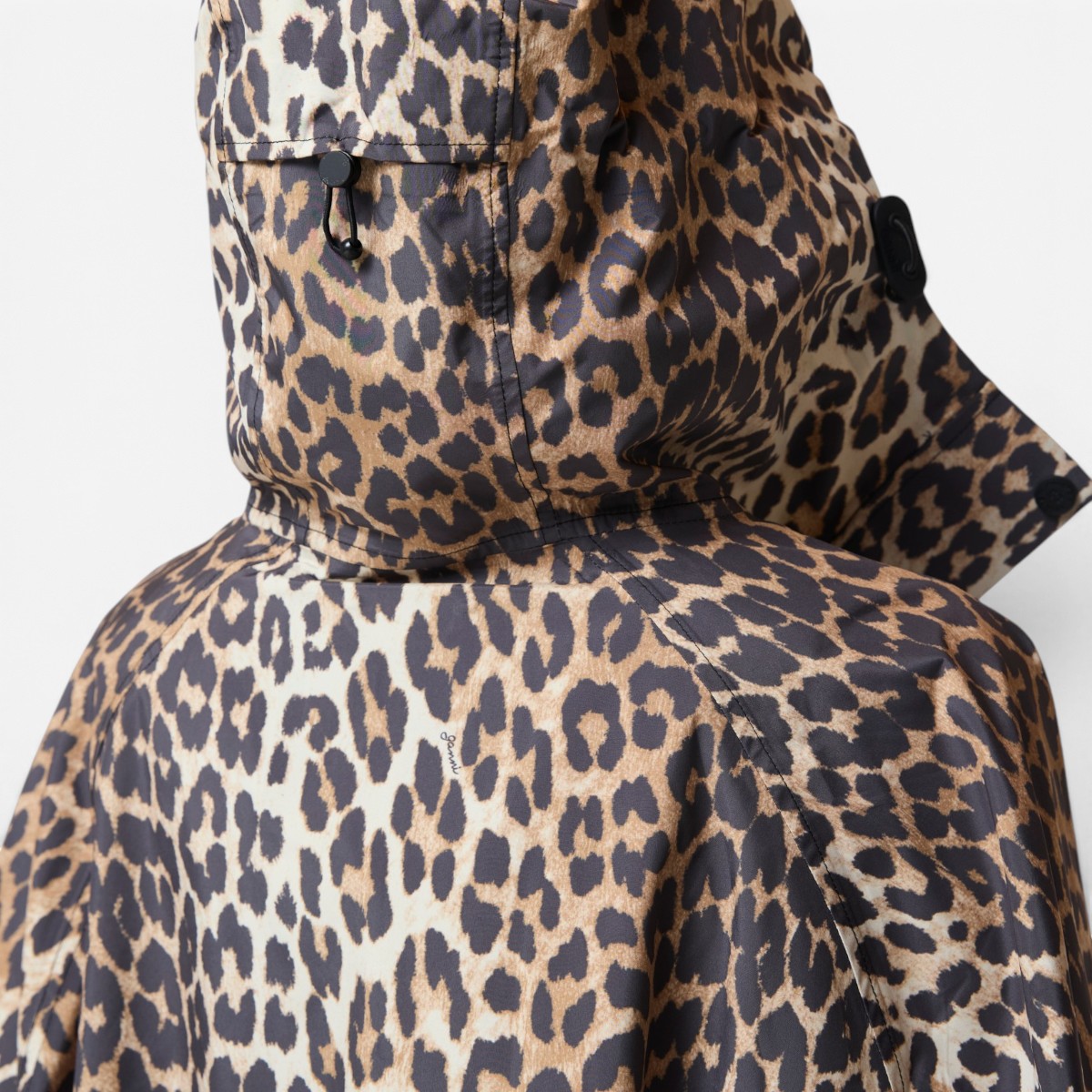 Resim Ganni X Hunter Su Geçirmez Unisex Leopar Panço