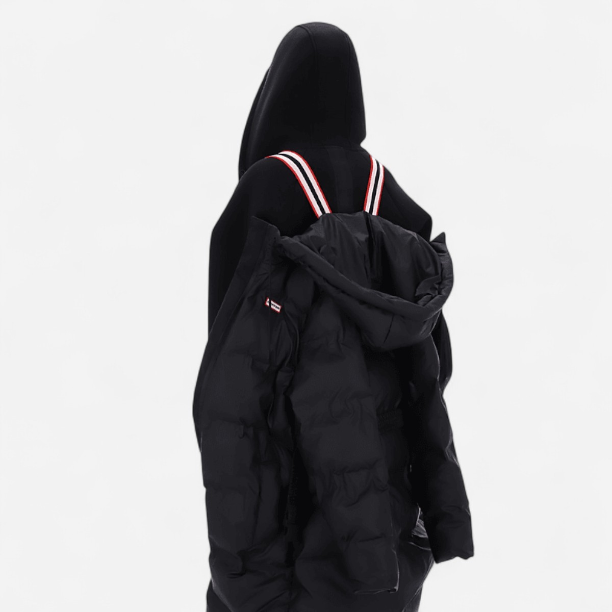 Element Hutchison Uzun Kadın Siyah Şişme Mont - 2