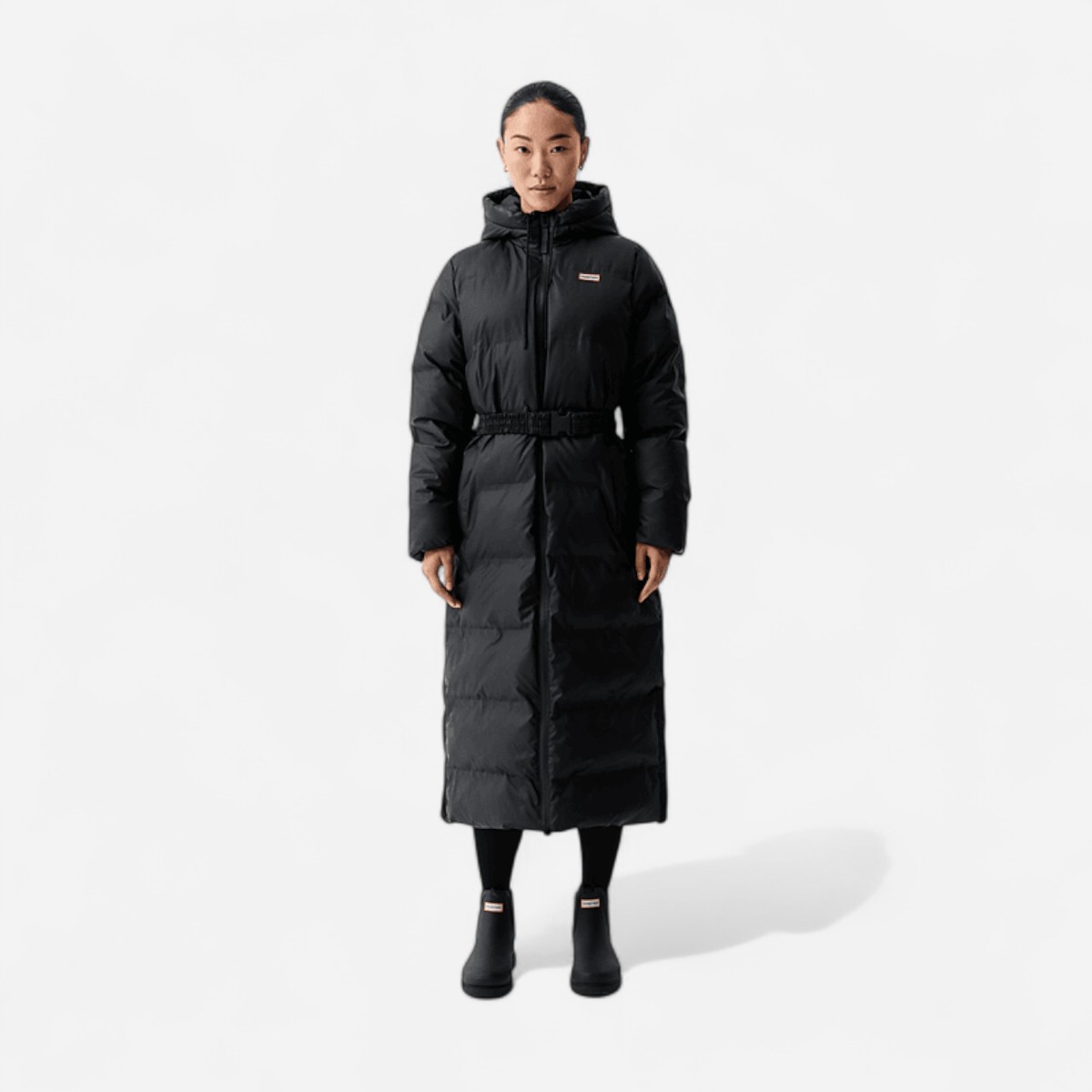 Element Hutchison Uzun Kadın Siyah Şişme Mont - 3