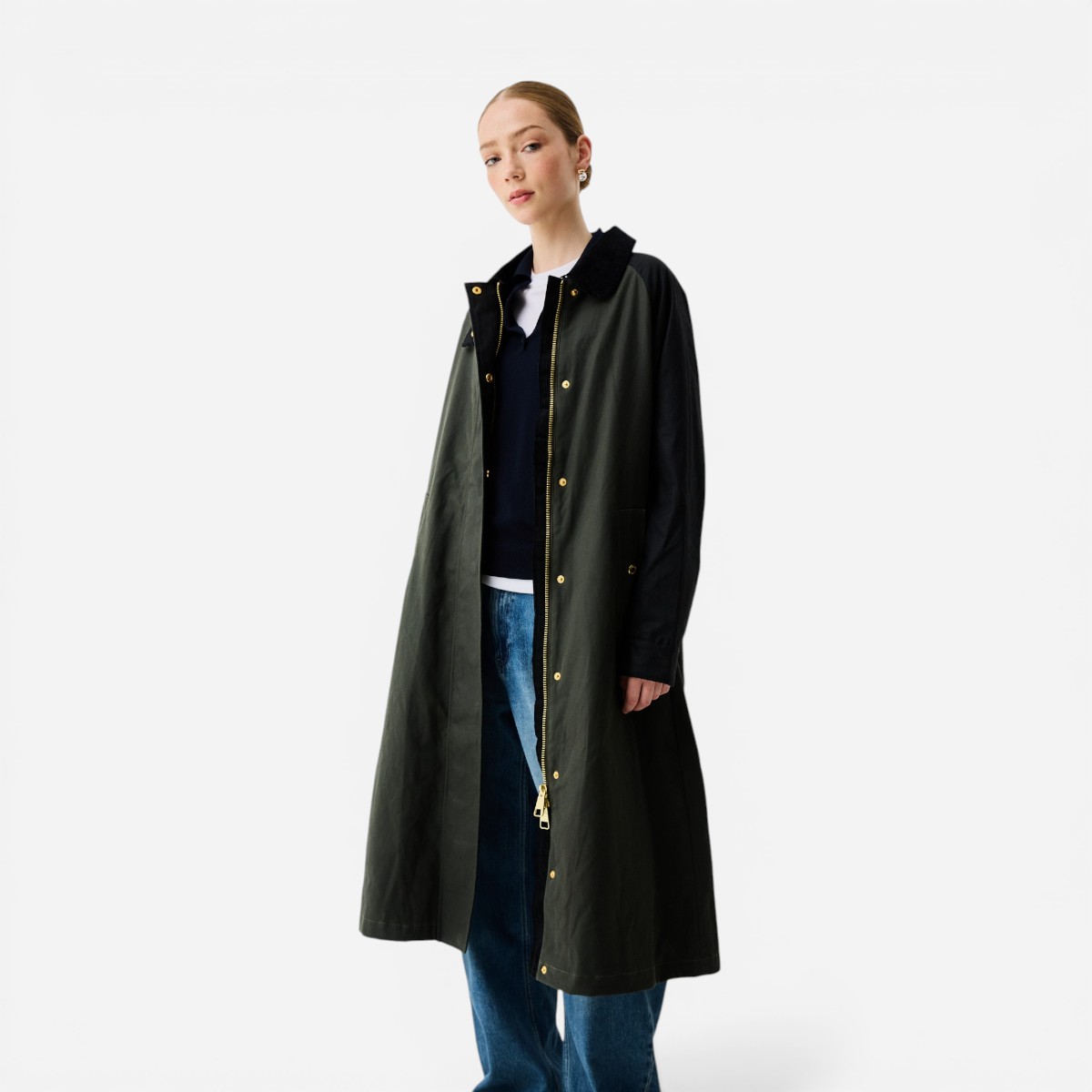 Resim Originals Harrow  Kadın Koyu Haki Trençkot