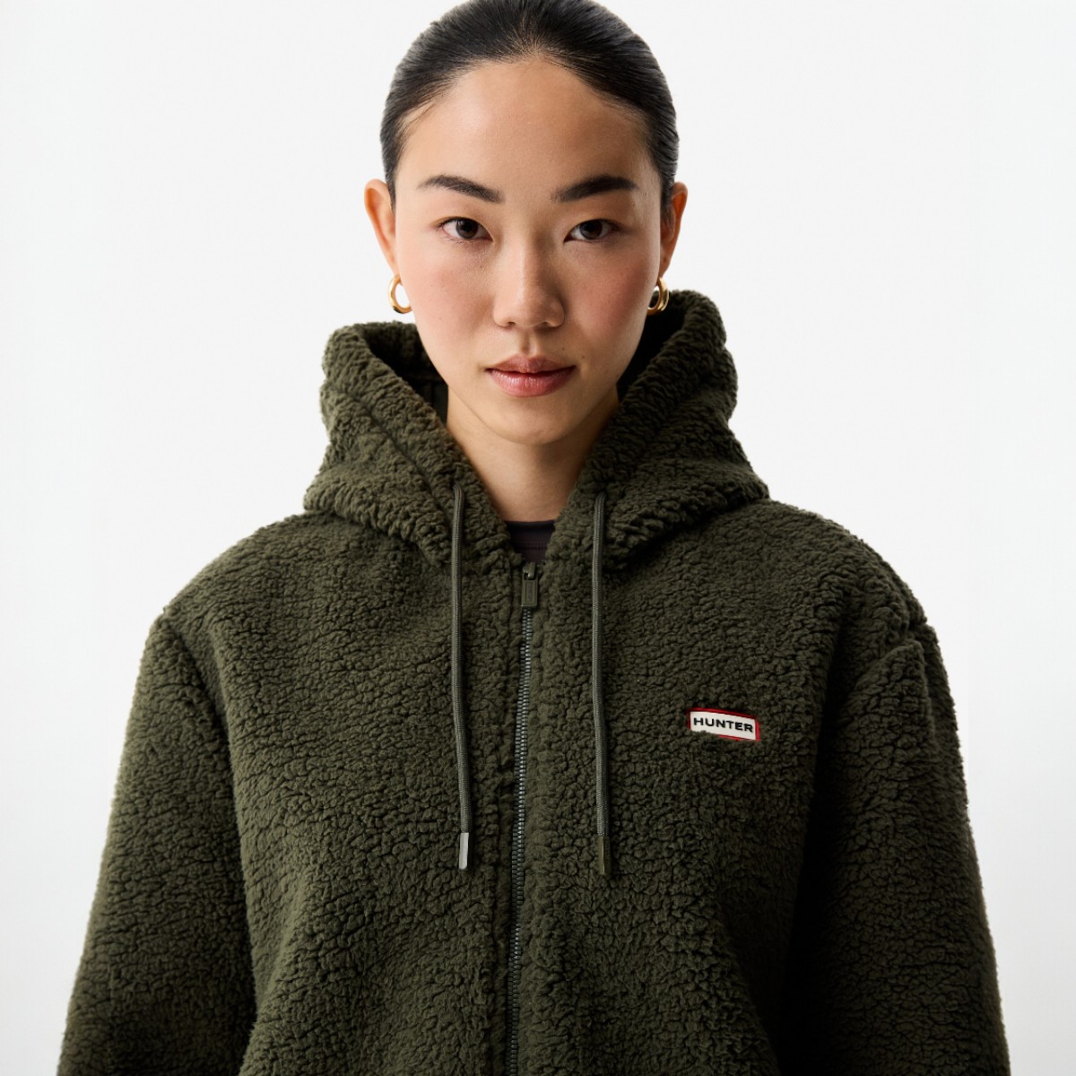 Explore Boneller Borg Polar Kadın Koyu Haki Mont - 4