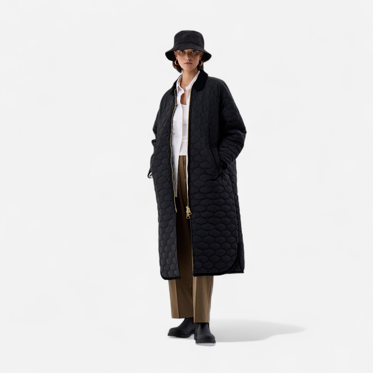 Originals Fionn Kadın Siyah Kaban - 2