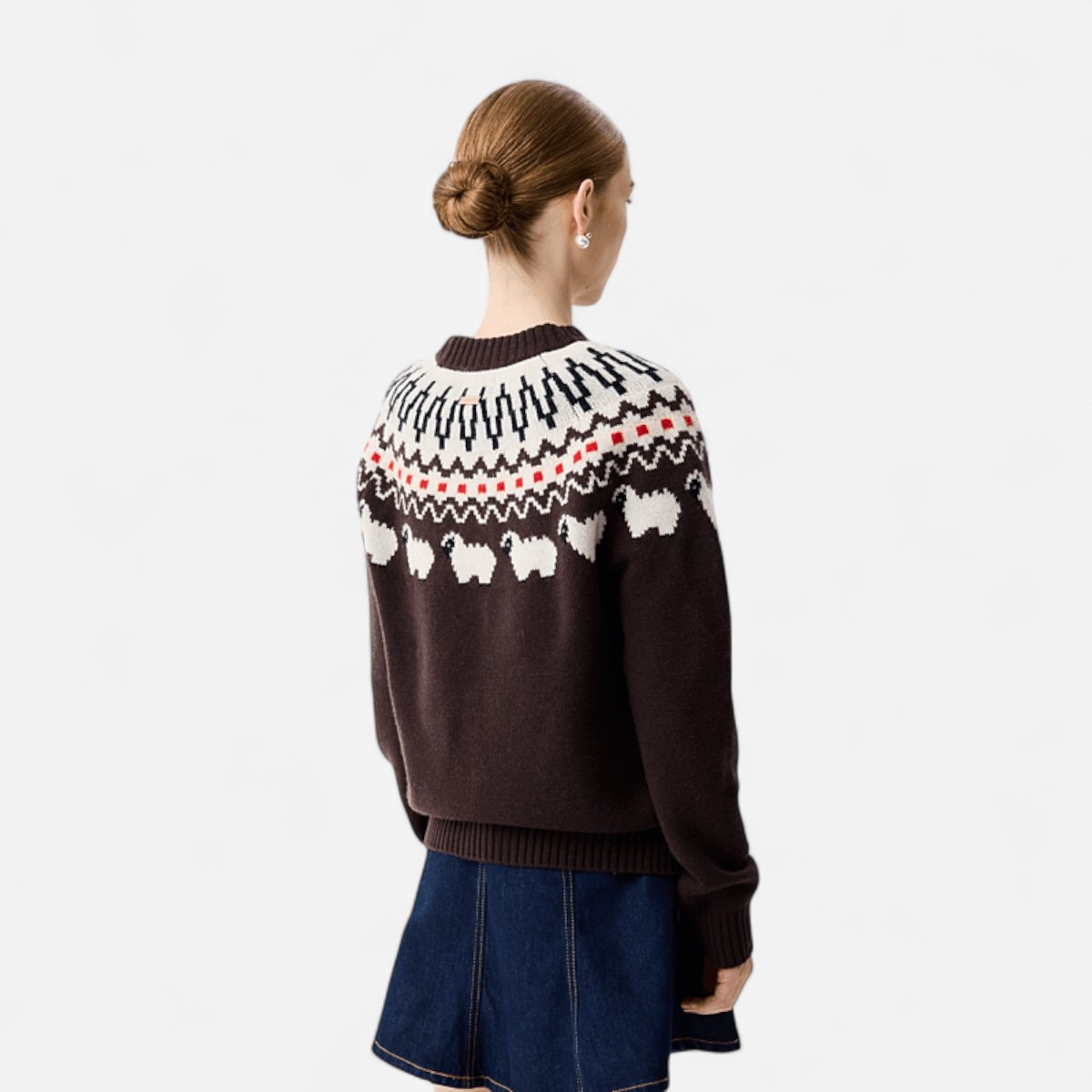 Originals Ashie Kadın Kahverengi Kazak - 3