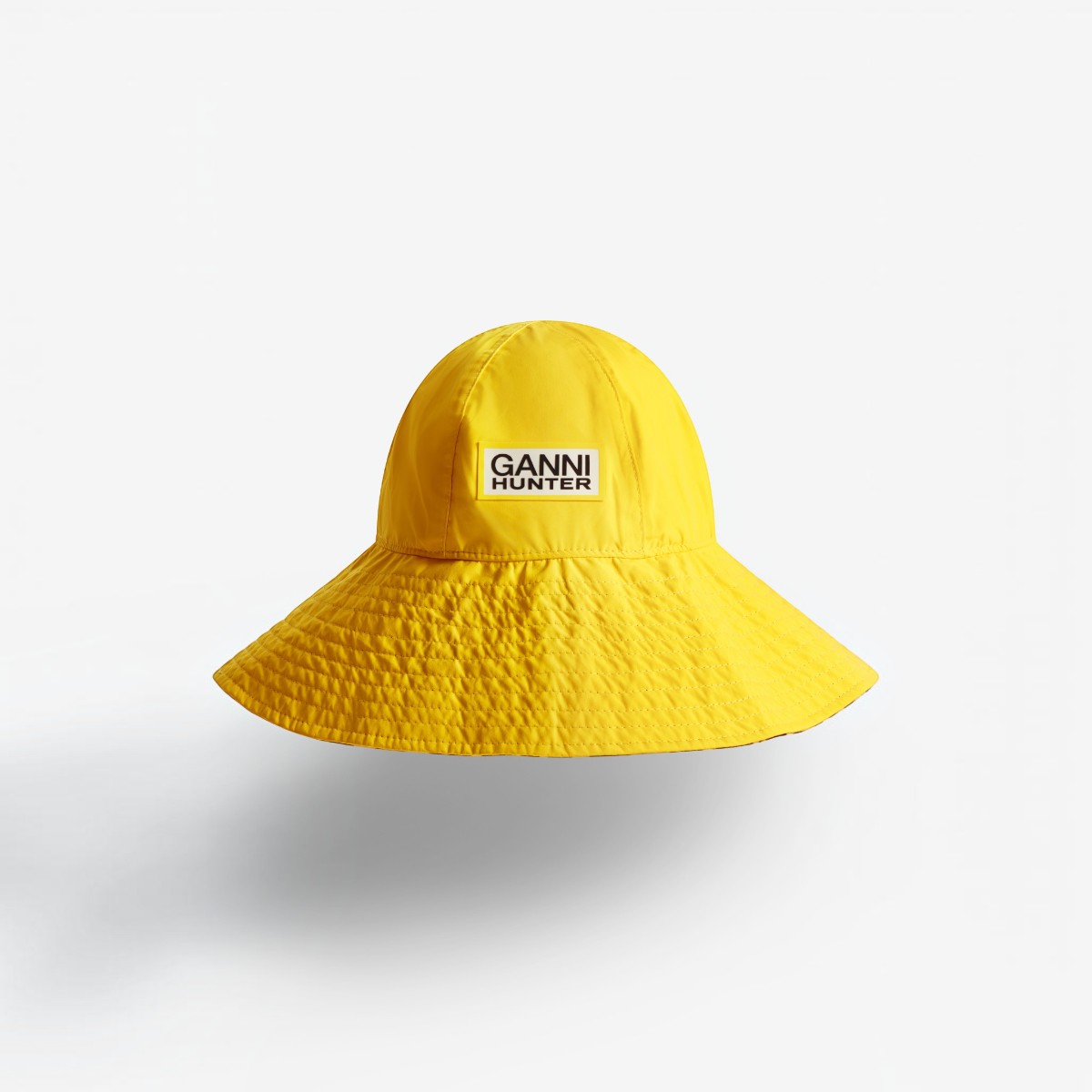 Resim Ganni X Hunter Su Geçirmez Unisex Sarı Şapka