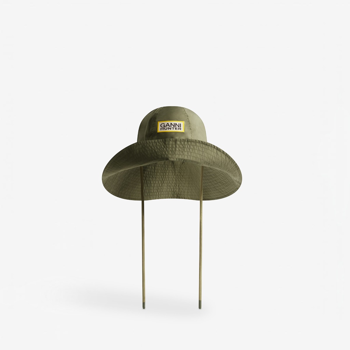 Resim Ganni X Hunter Su Geçirmez Unisex Yeşil Şapka