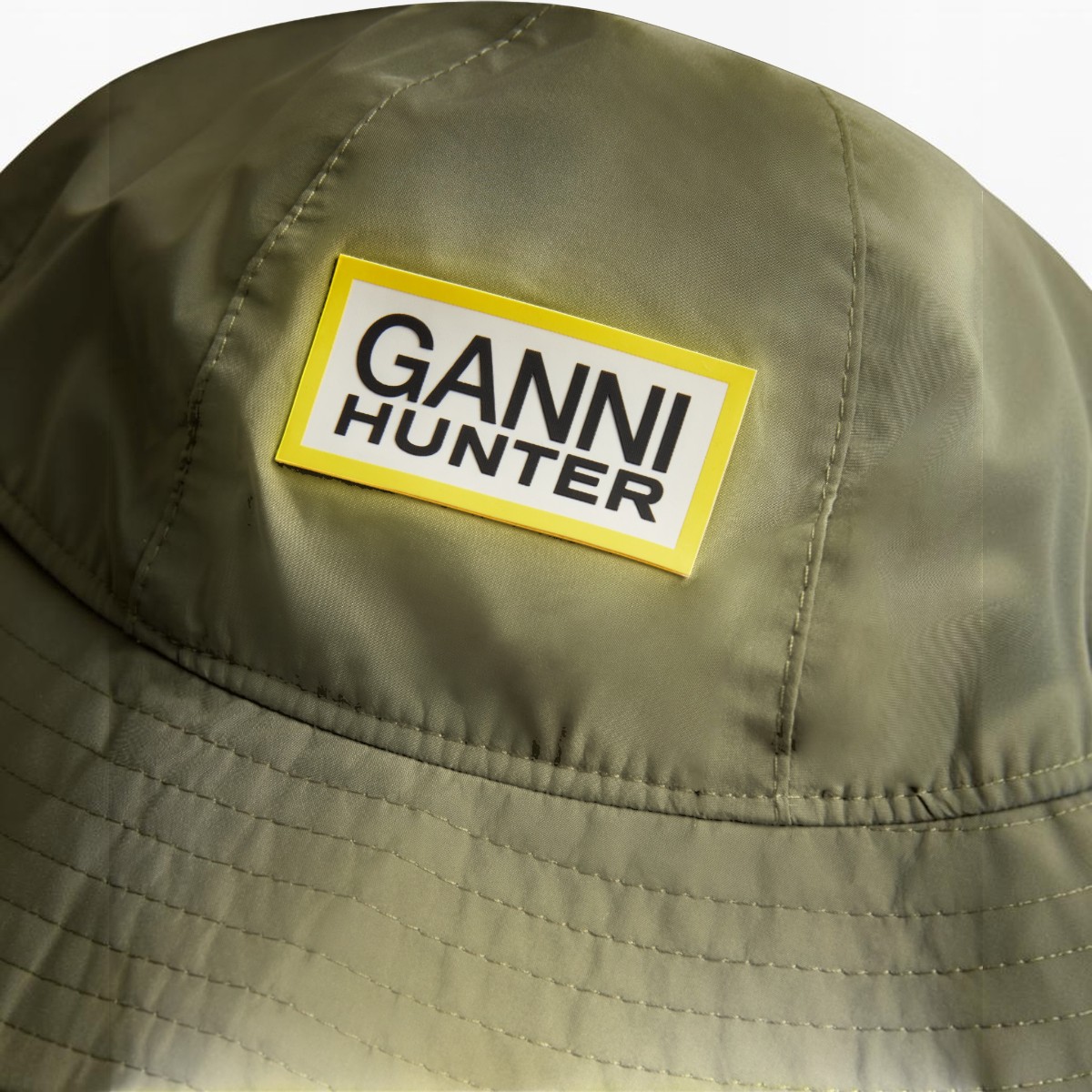 Resim Ganni X Hunter Su Geçirmez Unisex Yeşil Şapka