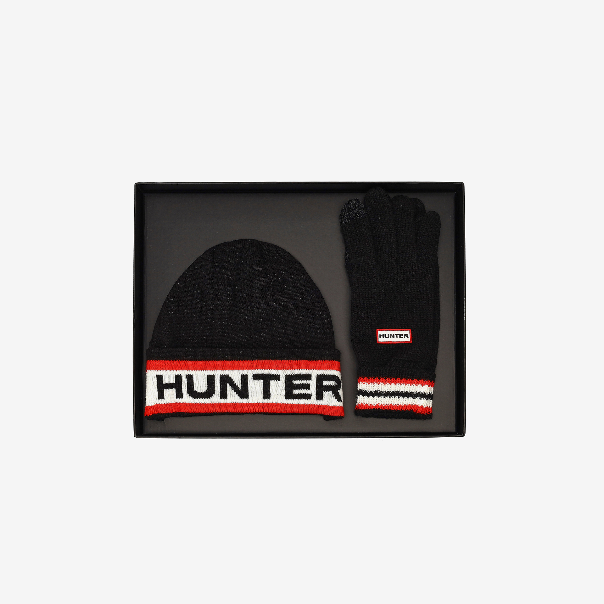 Anagach Unisex Siyah Bere & Eldiven Seti - 1