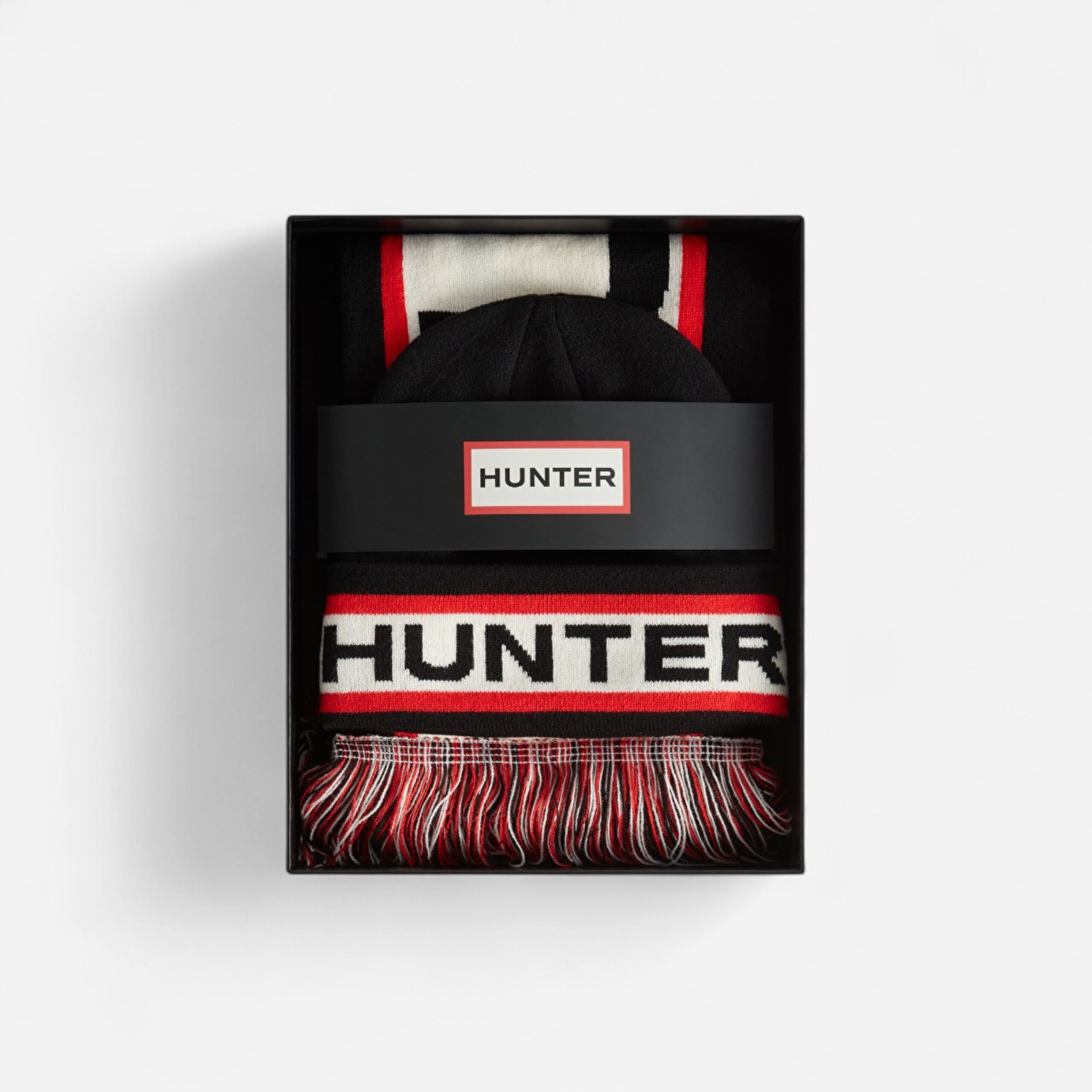 Dunbar Unisex Siyah Atkı & Bere Seti HXRU0048251-HB - 0