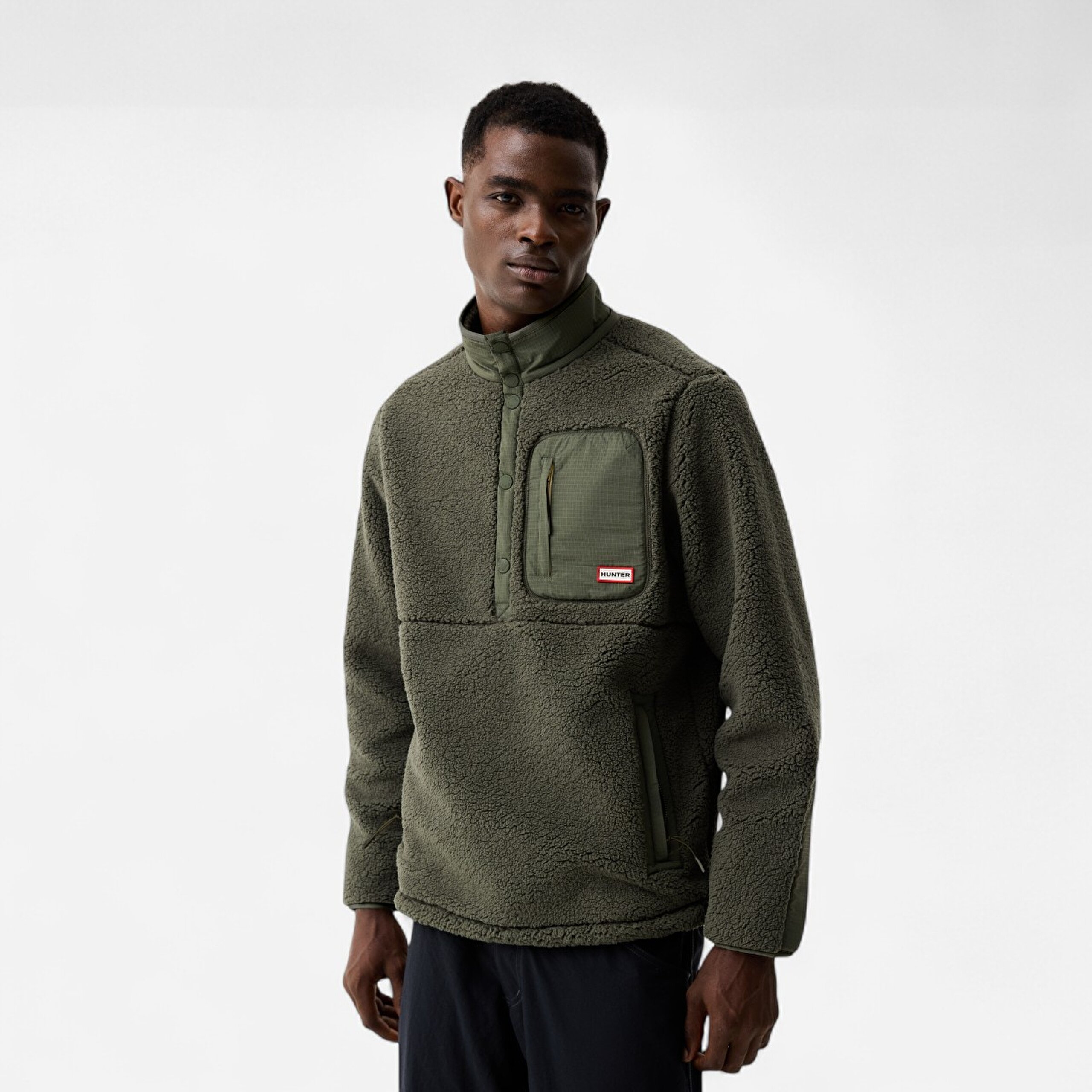 Explore Athol  Polar Erkek Koyu Haki Sweatshirt HARM0017252-KM - 0