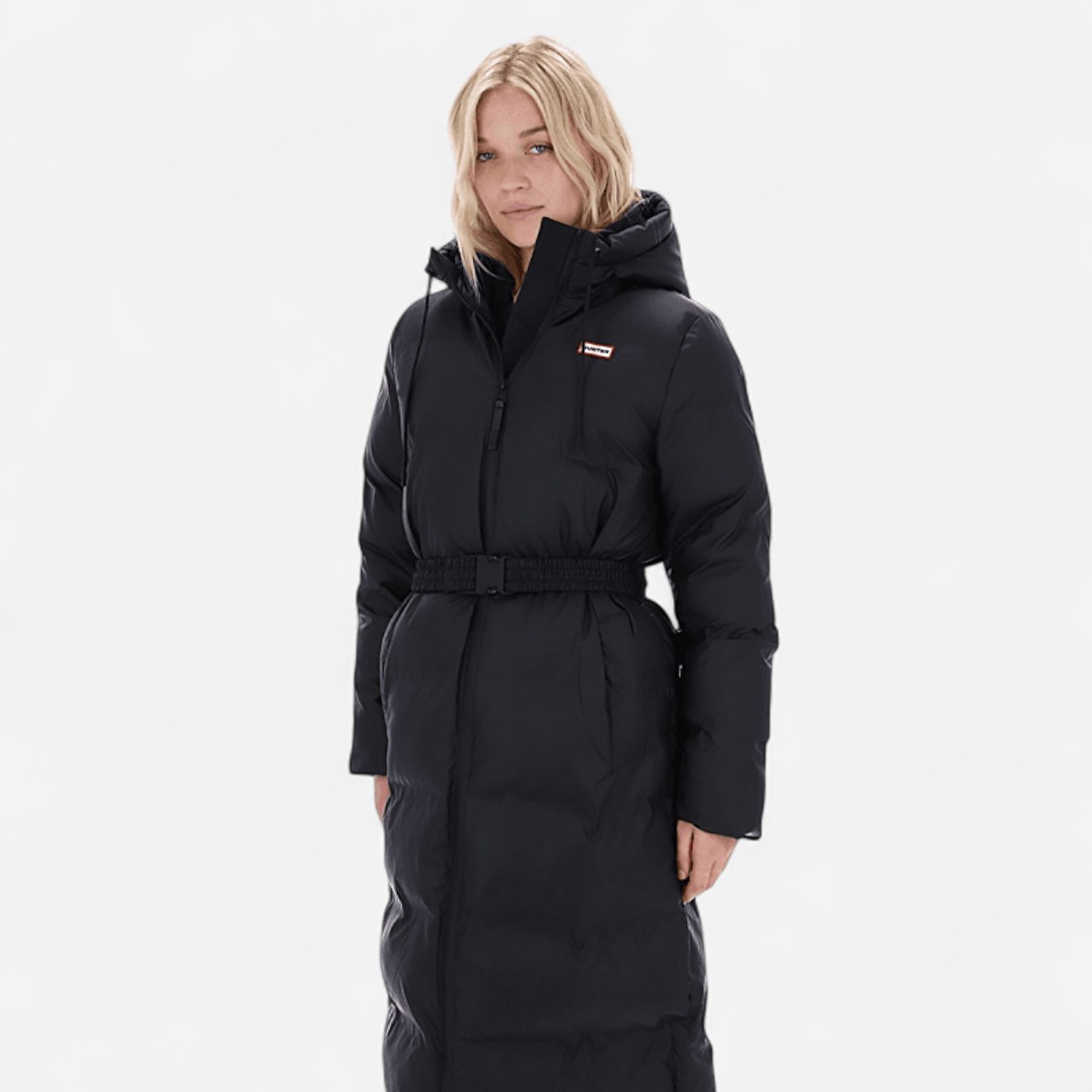 Element Hutchison Uzun Kadın Siyah Şişme Mont HARW0001252-HB - 0