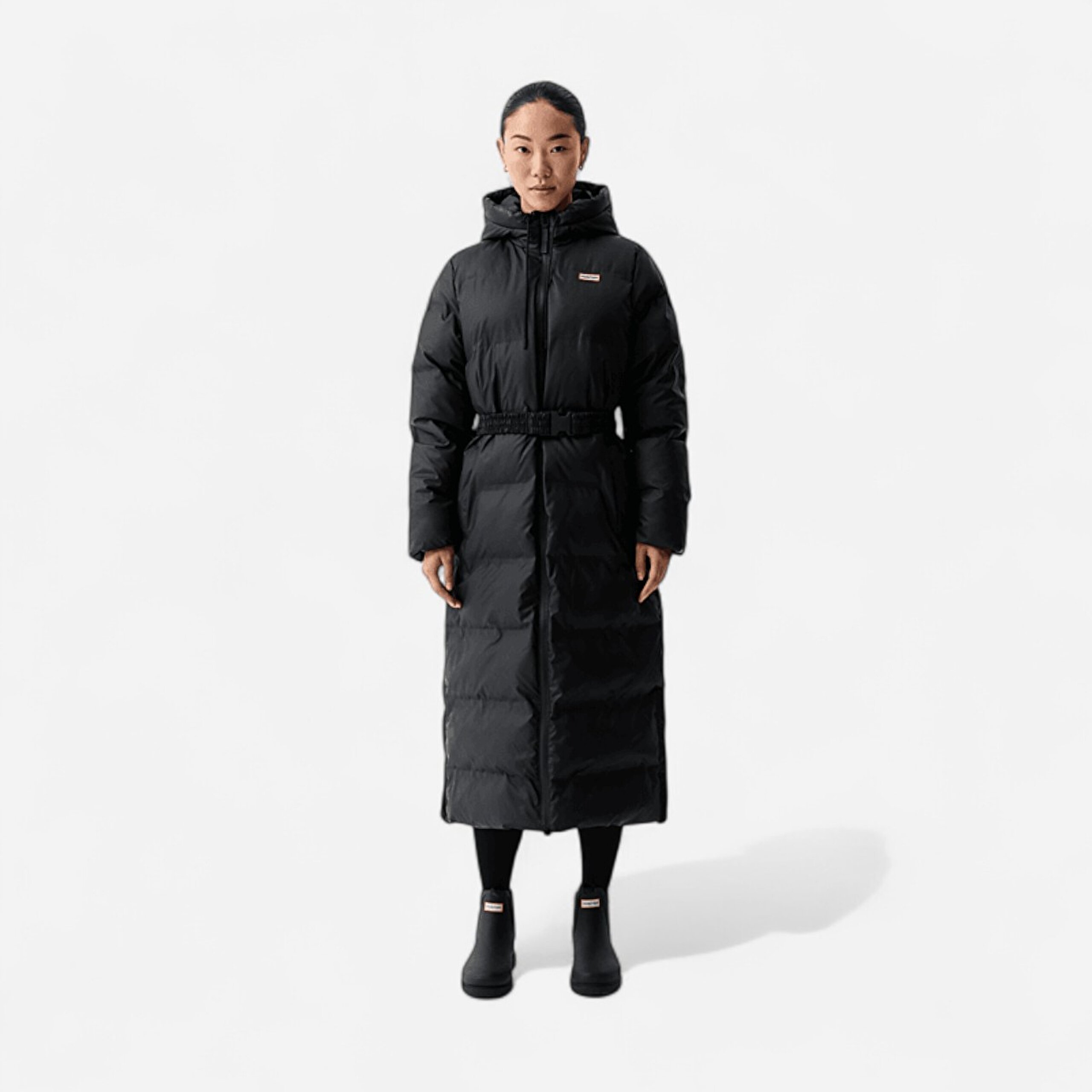 Element Hutchison Uzun Kadın Siyah Şişme Mont HARW0001252-HB - 2