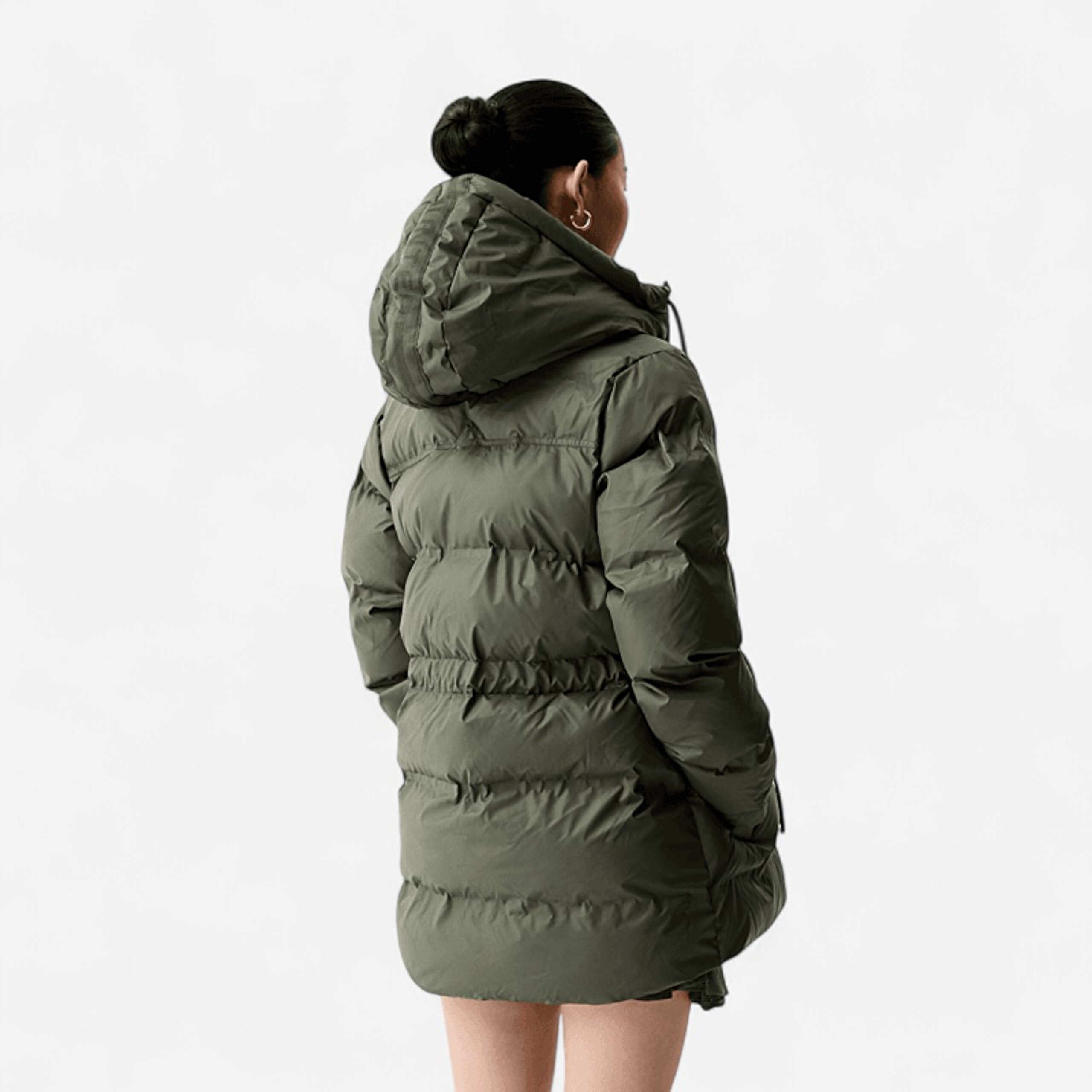 Element Lemhi Kadın Koyu Haki Şişme Mont HARW0002252-KM - 2