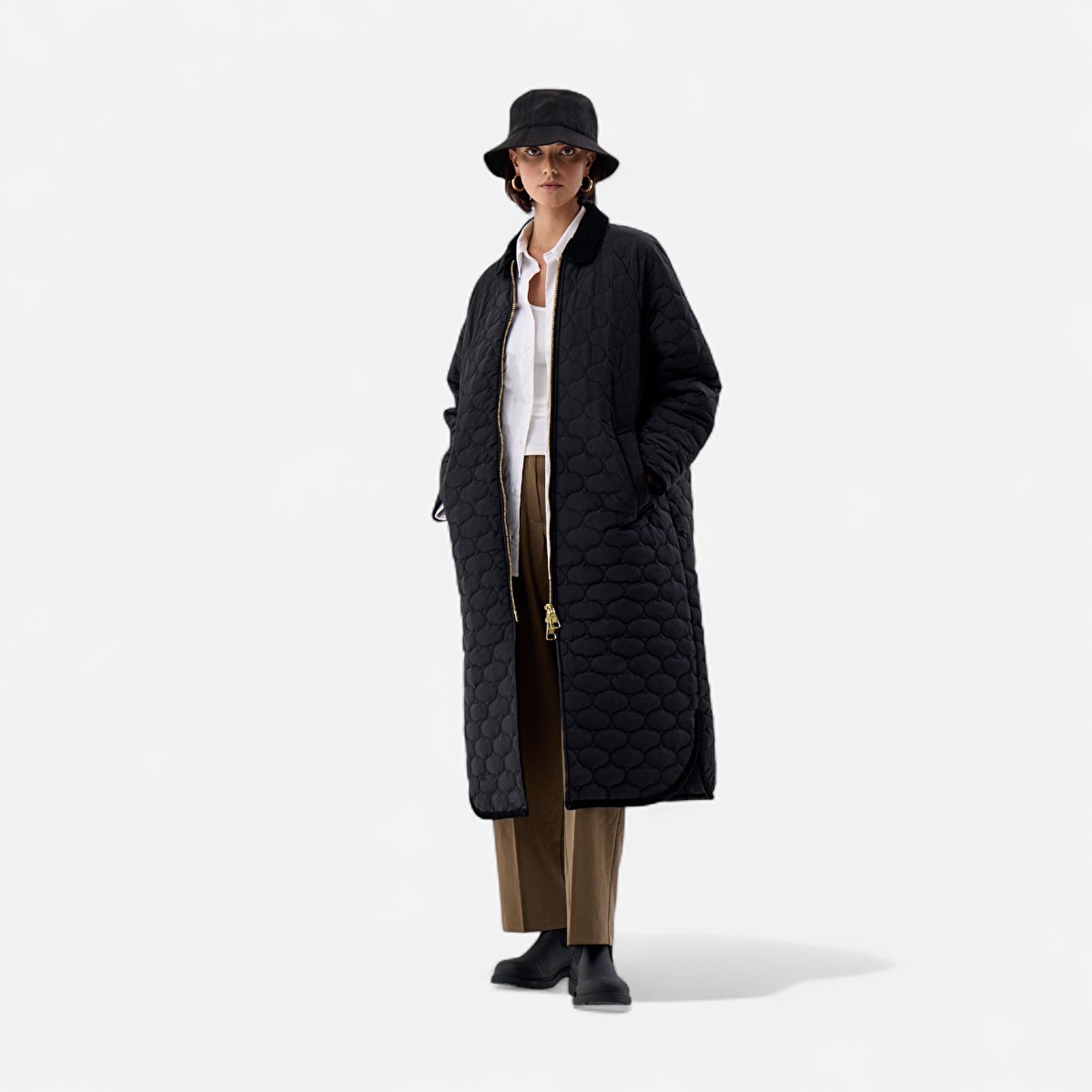 Originals Fionn Kadın Siyah Kaban HARW0067251-HB - 1