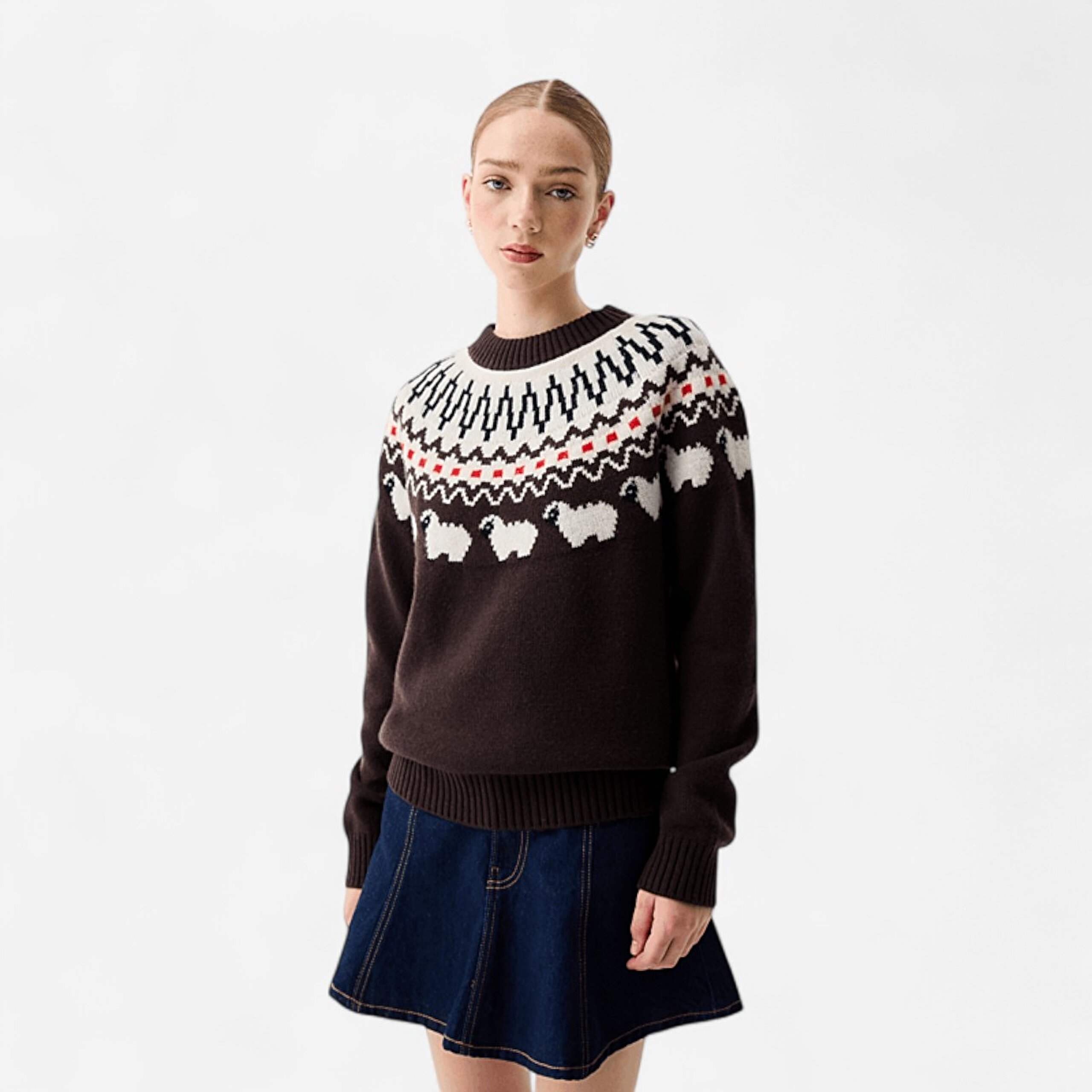 Originals Ashie Kadın Kahverengi Kazak HARW0074251-CB - 0