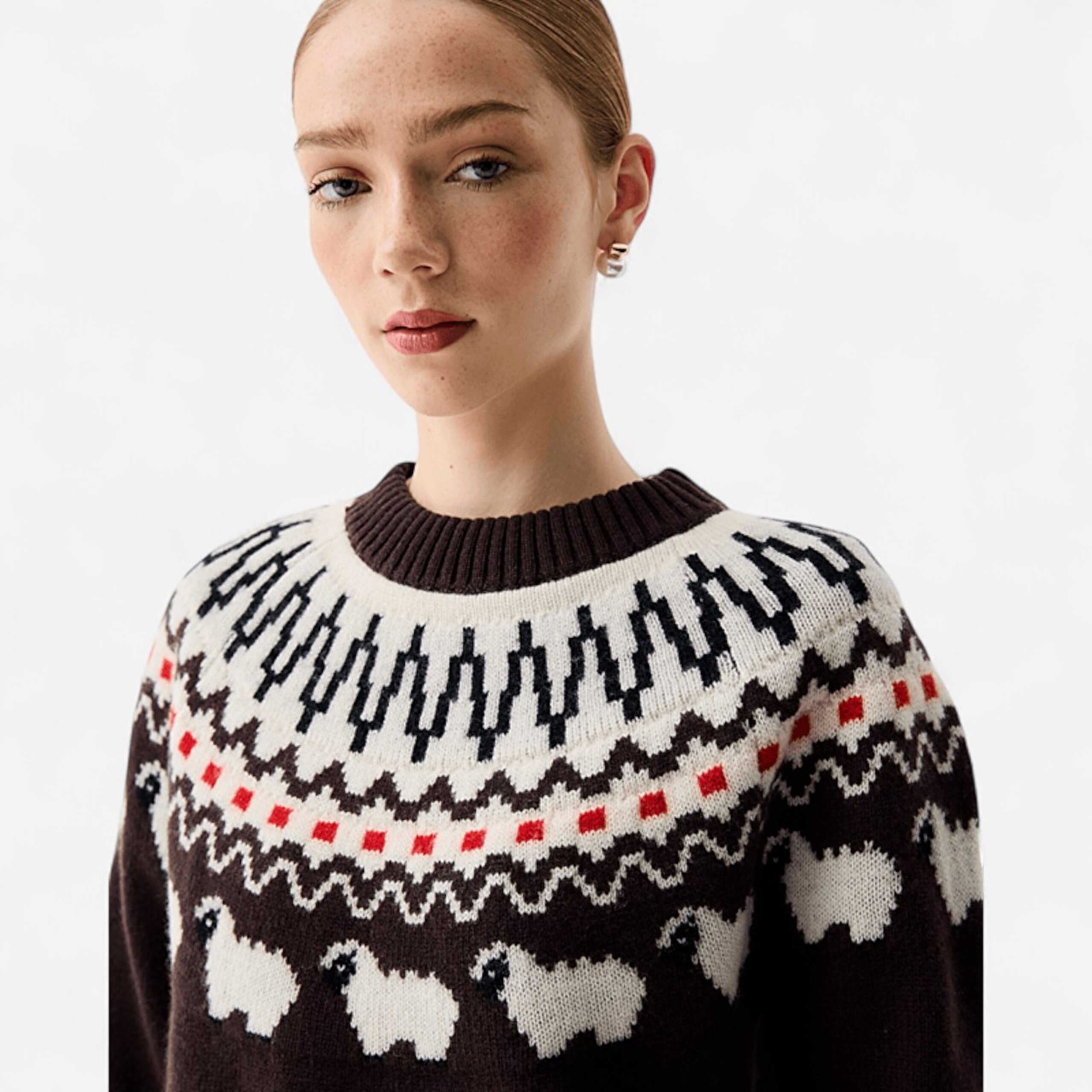 Originals Ashie Kadın Kahverengi Kazak HARW0074251-CB - 3