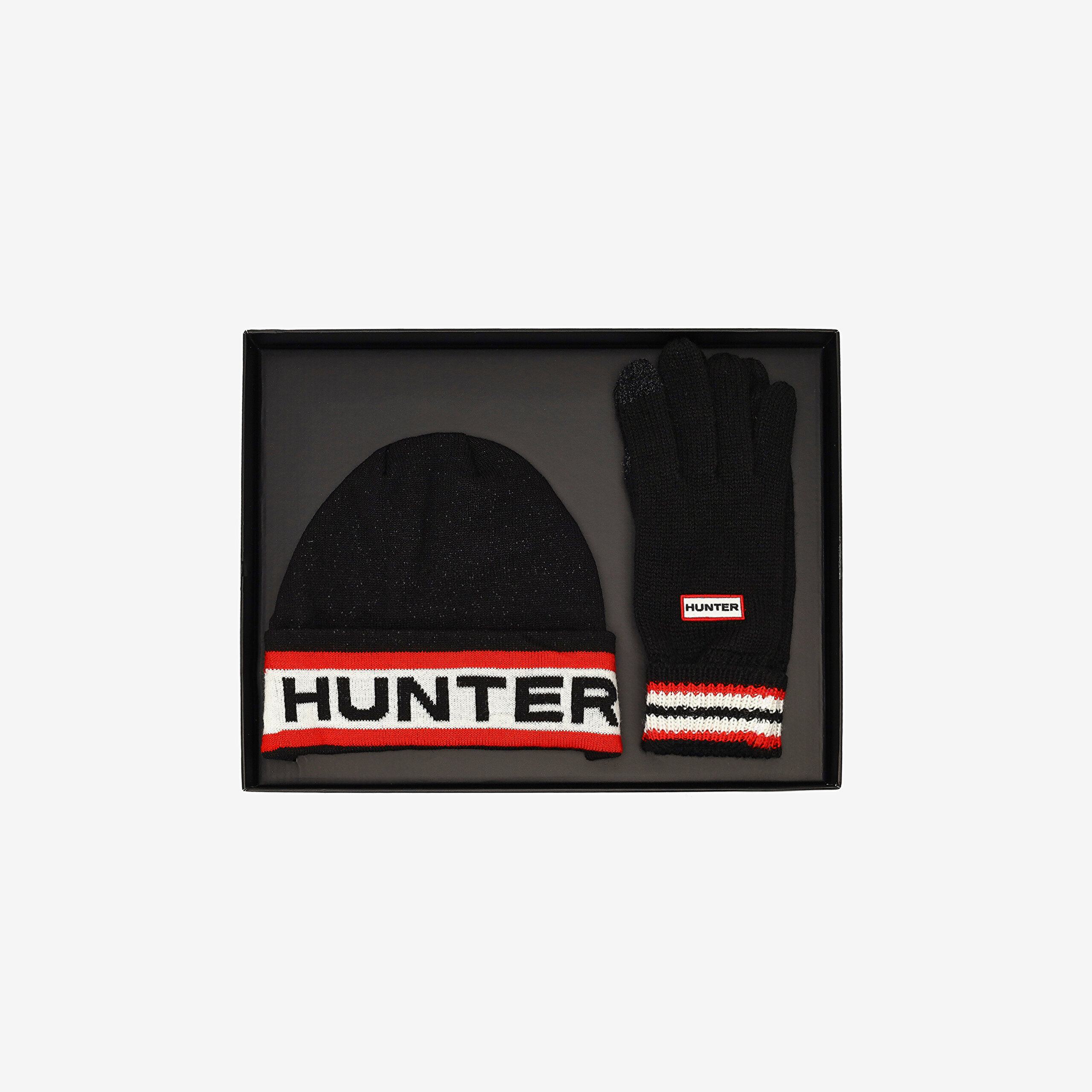 Anagach Unisex Siyah Bere & Eldiven Seti HXRU0063252-HB - 0