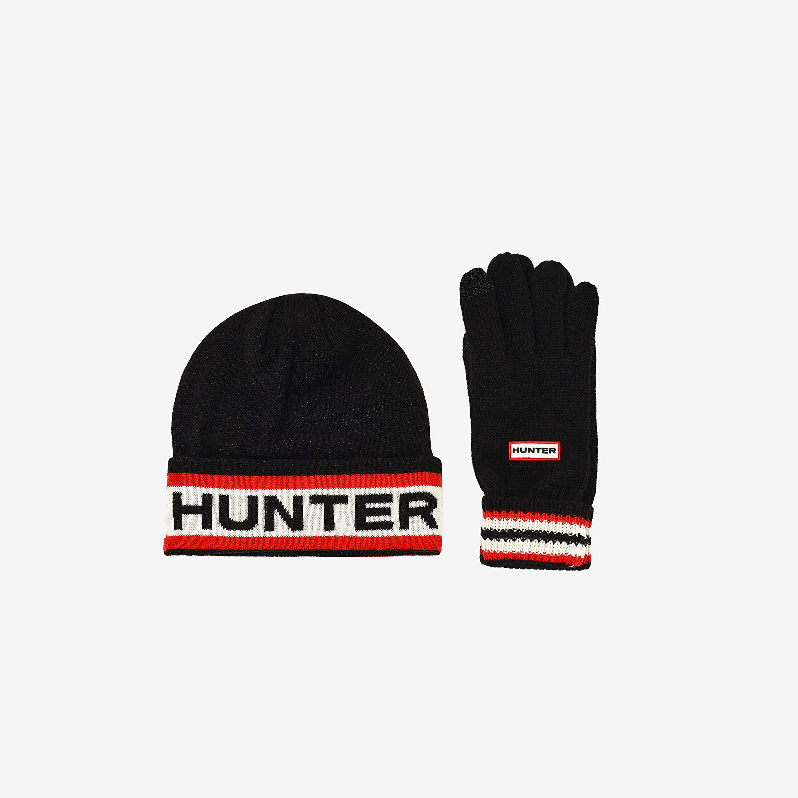 Anagach Unisex Siyah Bere & Eldiven Seti HXRU0063252-HB - 1