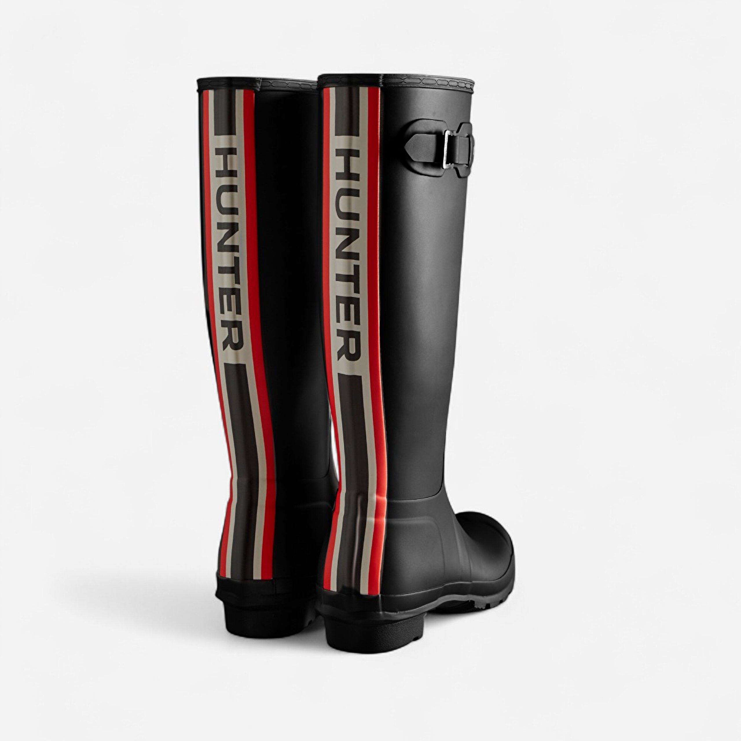 Originals Wellington Tri Colour Logo Kadın Siyah Uzun Bot WFT2353RMA-BLK - 2