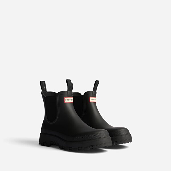 Elements Unisex Chelsea Siyah Kısa Bot HFRU0005252-BLK - 1