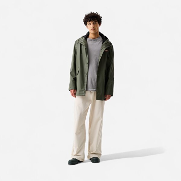 Downpour Jo Kısa Unisex Koyu Haki Yağmurluk - 3