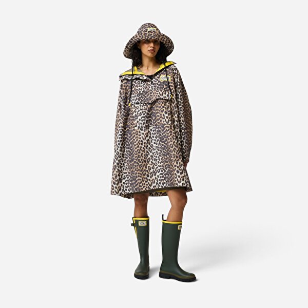 Ganni X Hunter Su Geçirmez Unisex Leopar Panço HARU0010262-XB - 0