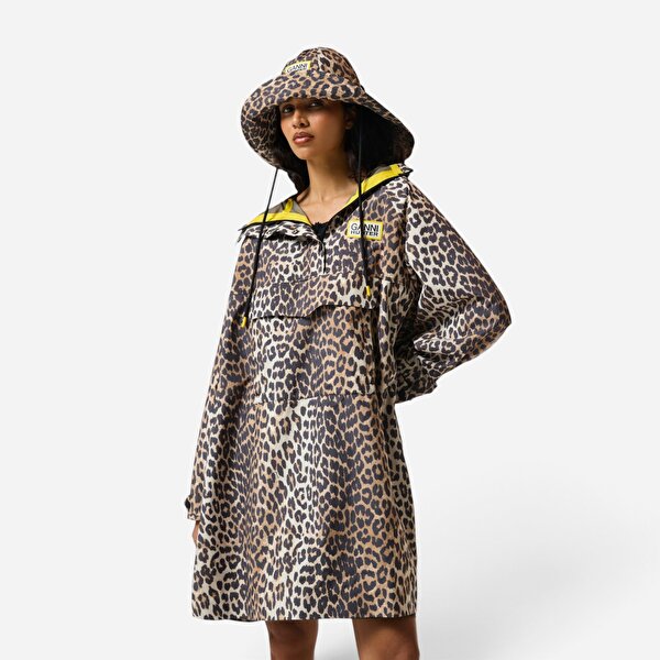 Ganni X Hunter Su Geçirmez Unisex Leopar Panço HARU0010262-XB - 2